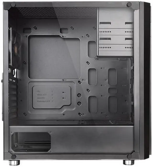 Alt view image 3 of 7 - Thermaltake Versa H26 Tempered Glass Edition CA-1J5-00M1WN-00 Black SPCC / Tempered Glass ATX Mid Tower Computer Case