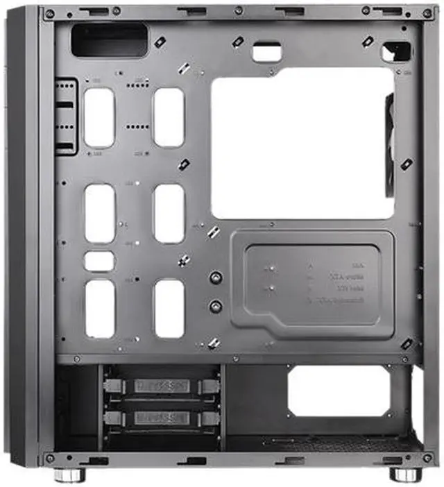 Alt view image 4 of 7 - Thermaltake Versa H26 Tempered Glass Edition CA-1J5-00M1WN-00 Black SPCC / Tempered Glass ATX Mid Tower Computer Case