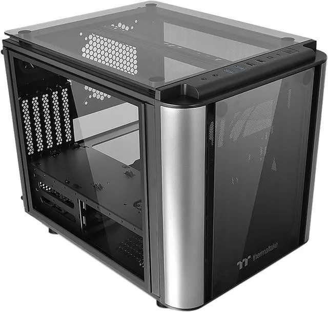 Main image of Thermaltake Level 20 VT Tempered Glass Interchangeable Panel DIY LCS Chamber Concept Micro ATX Modular Gaming Computer Case CA-1L2-00S1WN-00