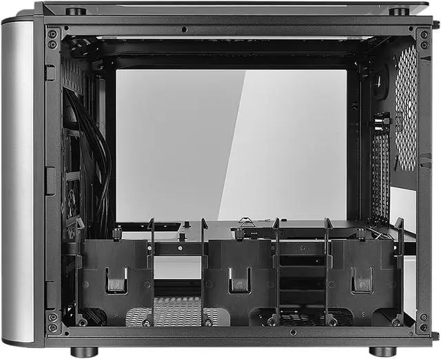 Alt view image 9 of 18 - Thermaltake Level 20 VT Tempered Glass Interchangeable Panel DIY LCS Chamber Concept Micro ATX Modular Gaming Computer Case CA-1L2-00S1WN-00