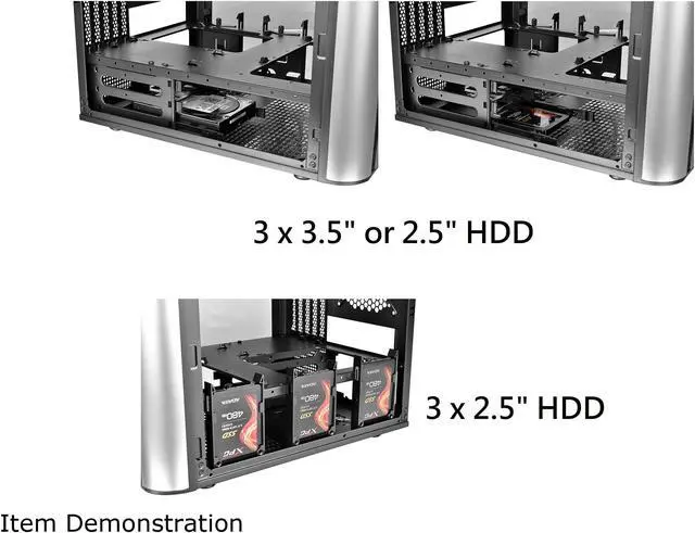 Alt view image 18 of 18 - Thermaltake Level 20 VT Tempered Glass Interchangeable Panel DIY LCS Chamber Concept Micro ATX Modular Gaming Computer Case CA-1L2-00S1WN-00