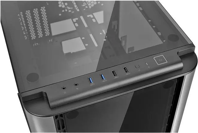 Alt view image 14 of 18 - Thermaltake Level 20 VT Tempered Glass Interchangeable Panel DIY LCS Chamber Concept Micro ATX Modular Gaming Computer Case CA-1L2-00S1WN-00