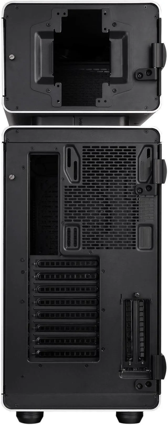Alt view image 6 of 11 - Thermaltake Level 20 Tempered Glass E-ATX Aluminum Vertical GPU Chamber Concept Full Tower Modular Gaming Computer Case CA-1J9-00F9WN-00