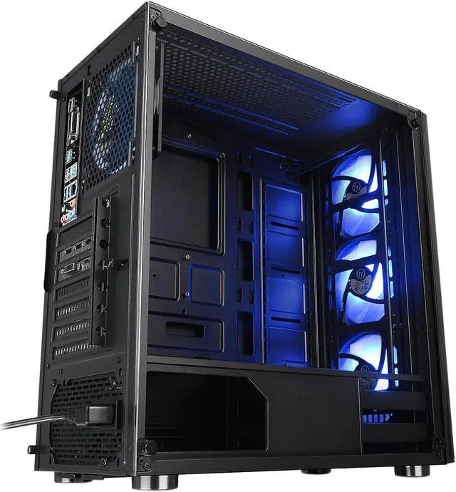 Alt view image 11 of 15 - Thermaltake V200 Tempered Glass RGB Edition Mid-Tower Chassis CA-1K8-00M1WN-01