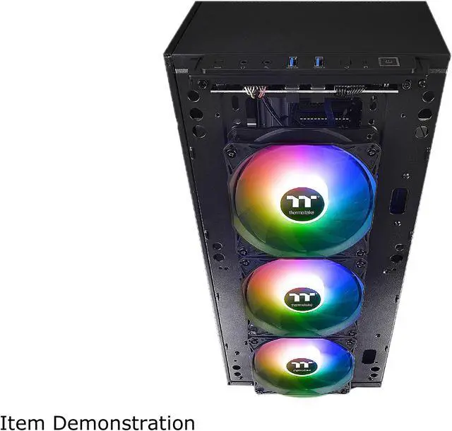 Alt view image 12 of 18 - Thermaltake Level 20 MT ARGB CA-1M7-00M1WN-00 Black SPCC / Tempered Glass ATX Mid Tower Computer Case