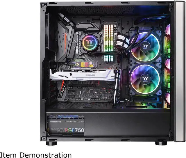 Alt view image 6 of 18 - Thermaltake Level 20 MT ARGB CA-1M7-00M1WN-00 Black SPCC / Tempered Glass ATX Mid Tower Computer Case