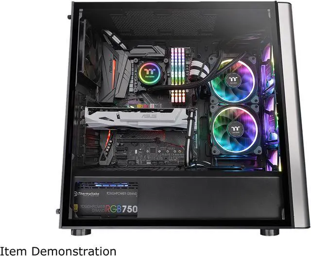 Alt view image 7 of 18 - Thermaltake Level 20 MT ARGB CA-1M7-00M1WN-00 Black SPCC / Tempered Glass ATX Mid Tower Computer Case