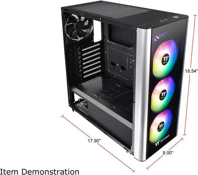 Alt view image 2 of 18 - Thermaltake Level 20 MT ARGB CA-1M7-00M1WN-00 Black SPCC / Tempered Glass ATX Mid Tower Computer Case