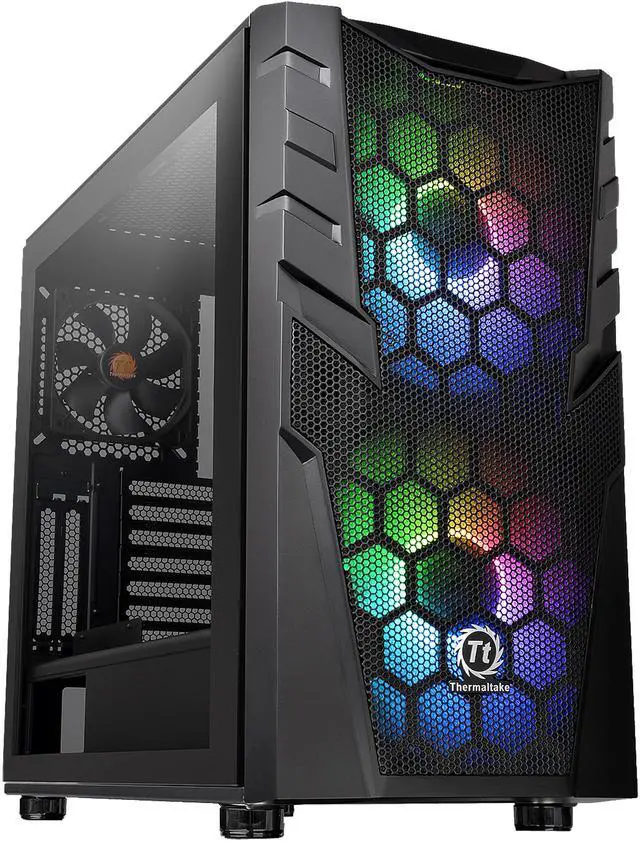 Main image of Thermaltake Commander C32 Motherboard Sync ARGB ATX Mid Tower Computer Chassis with 2x 200mm ARGB 5V Motherboard Sync RGB Front Fans + 1x 120mm Rear Black Fan Pre-installed CA-1N3-00M1WN-00