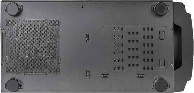 Alt view image 14 of 20 - Thermaltake Commander C33 Motherboard Sync ARGB ATX Mid Tower Computer Chassis with 2x 200mm ARGB 5V Motherboard Sync RGB Front Fans + 1x 120mm Rear Black Fan Pre-installed CA-1N4-00M1WN-00