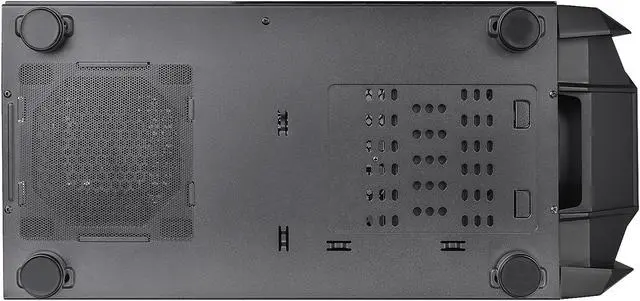 Alt view image 10 of 20 - Thermaltake Commander C35 Motherboard Sync ARGB ATX Mid Tower Computer Chassis with 2x 200mm ARGB 5V Motherboard Sync RGB Front Fans + 1x 120mm Rear Black Fan Pre-installed CA-1N6-00M1WN-00