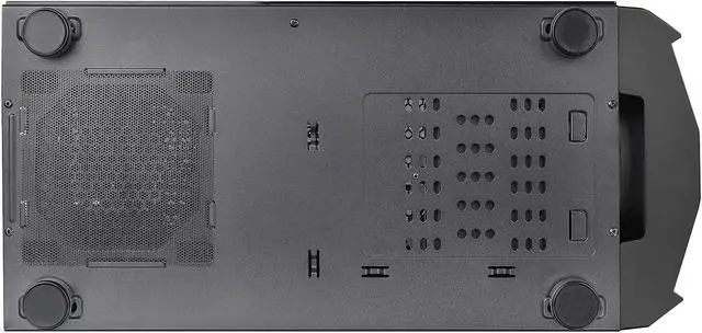 Alt view image 9 of 19 - Thermaltake Commander C36 Motherboard Sync ARGB ATX Mid Tower Computer Chassis with 2x 200mm ARGB 5V Motherboard Sync RGB Front Fans + 1x 120mm Rear Black Fan Pre-installed CA-1N7-00M1WN-00