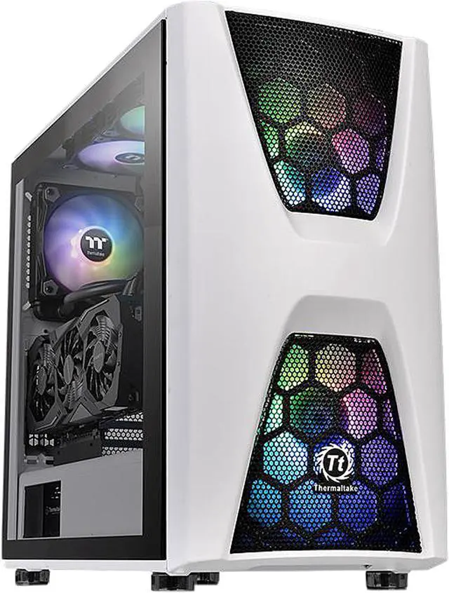 Main image of Thermaltake Commander C34 TG Snow ARGB CA-1N5-00M6WN-00 White SPCC / Tempered Glass ATX Mid Tower Computer Case