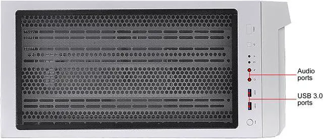 Alt view image 9 of 12 - Thermaltake Commander C31 TG Snow ARGB CA-1N2-00M6WN-00 White SPCC / Tempered Glass ATX Mid Tower Computer Case