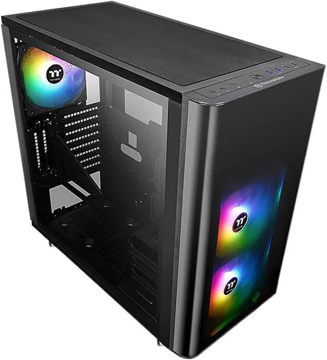 Alt view image 3 of 9 - Thermaltake View 31 TG ARGB Edition CA-1H8-00M1WN-02 Black SPCC / Tempered Glass ATX Mid Tower Computer Case