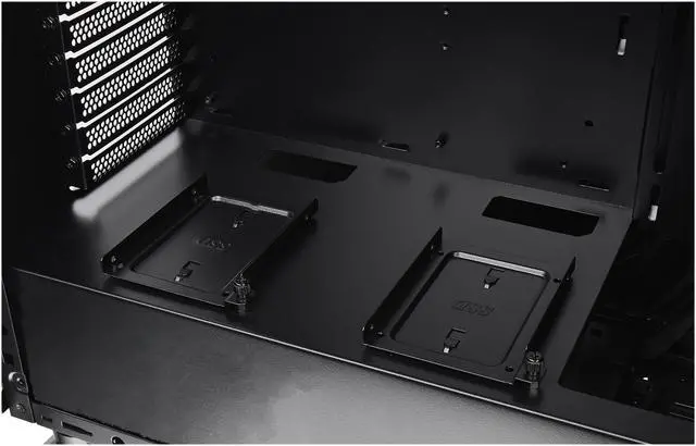 Alt view image 11 of 16 - Thermaltake H200 Tempered Glass RGB Light Strip ATX Mid Tower Case with One 120mm Rear Fan Pre-installed CA-1M3-00M1WN-03