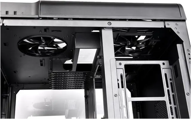 Alt view image 4 of 17 - Thermaltake Level 20 HT Black Edition 4 Tempered Glass Type-C Fully Modular E-ATX Full Tower Computer Chassis with 2 x 140mm Top Fan Pre-Installed CA-1P6-00F1WN-00