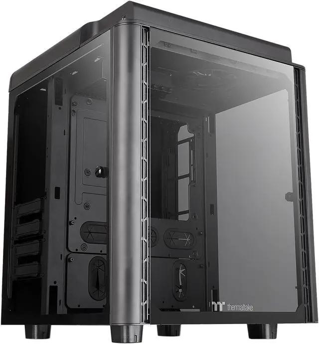 Main image of Thermaltake Level 20 HT Black Edition 4 Tempered Glass Type-C Fully Modular E-ATX Full Tower Computer Chassis with 2 x 140mm Top Fan Pre-Installed CA-1P6-00F1WN-00