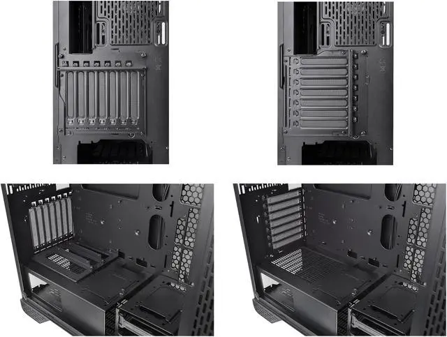 Alt view image 15 of 17 - Thermaltake S300 Tempered Glass Edition ATX Mid-Tower Computer Case with 120mm Rear Fan Pre-Installed CA-1P5-00M1WN-00