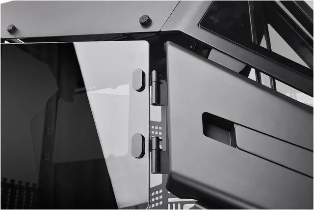 Alt view image 15 of 20 - Thermaltake AH T600 Helicopter Styled Open Frame Tempered Glass Swing Door E-ATX Full Tower Case CA-1Q4-00M1WN-00