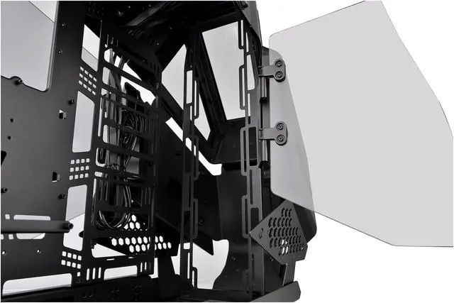 Alt view image 18 of 20 - Thermaltake AH T600 Helicopter Styled Open Frame Tempered Glass Swing Door E-ATX Full Tower Case CA-1Q4-00M1WN-00