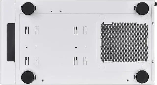 Alt view image 10 of 18 - Thermaltake S100 Tempered Glass Snow Edition Micro-ATX Mini-Tower Computer Case with 120mm Rear Fan Pre-Installed CA-1Q9-00S6WN-00