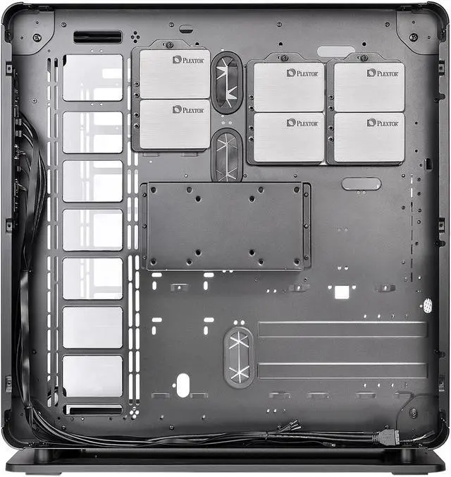 Alt view image 5 of 20 - Thermaltake Core P8 Tempered Glass E-ATX 2-Way Display Rotational PCI-E Full-Tower Gaming Computer Case, CA-1Q2-00M1WN-01