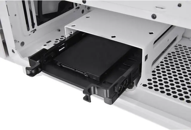 Alt view image 4 of 10 - Thermaltake H570 TG CA-1T9-00M6WN-00 White SPCC / Tempered Glass ATX Mid Tower Computer Case