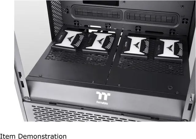 Alt view image 7 of 19 - Thermaltake The Tower 500 CA-1X1-00M1WN-00 Black SPCC / Tempered Glass ATX Mid Tower Computer Case