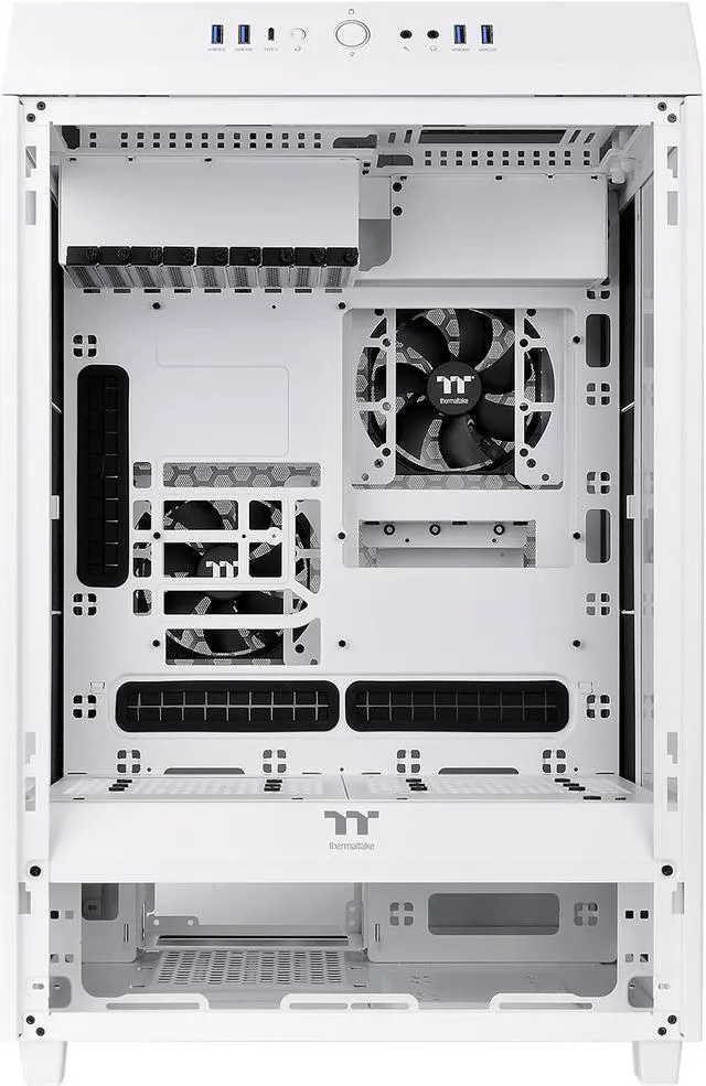 Alt view image 12 of 19 - Thermaltake The Tower 500 CA-1X1-00M6WN-00 White SPCC / Tempered Glass ATX Mid Tower Computer Case