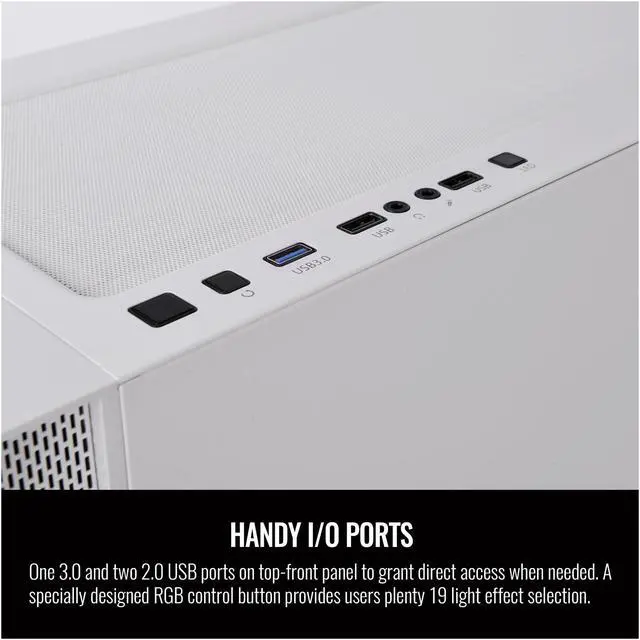Alt view image 5 of 12 - Thermaltake H700 TG Snow CA-1Y1-00M6WN-00 White SPCC / Tempered Glass ATX Mid Tower Computer Case