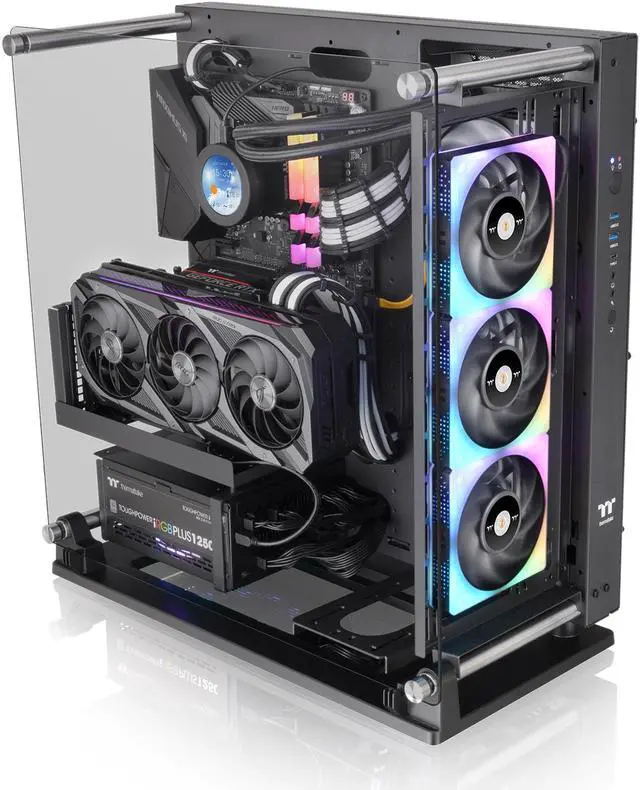Alt view image 2 of 15 - Thermaltake Core P3 TG Pro Black SPCC ATX Mid Tower Computer Case