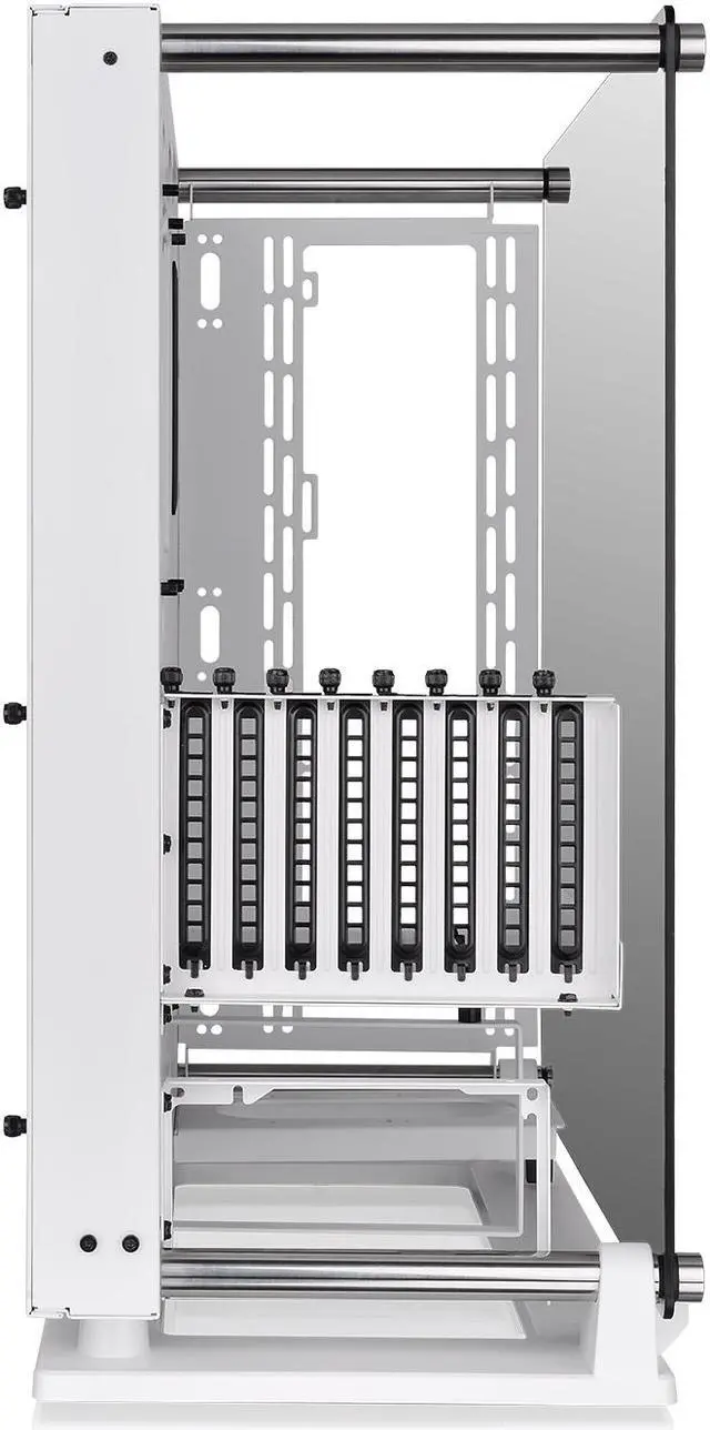 Alt view image 6 of 16 - Thermaltake Core P3 TG Pro Snow Snow SPCC ATX Mid Tower Computer Case
