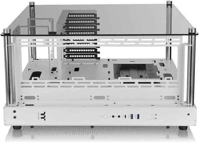 Alt view image 7 of 16 - Thermaltake Core P3 TG Pro Snow Snow SPCC ATX Mid Tower Computer Case