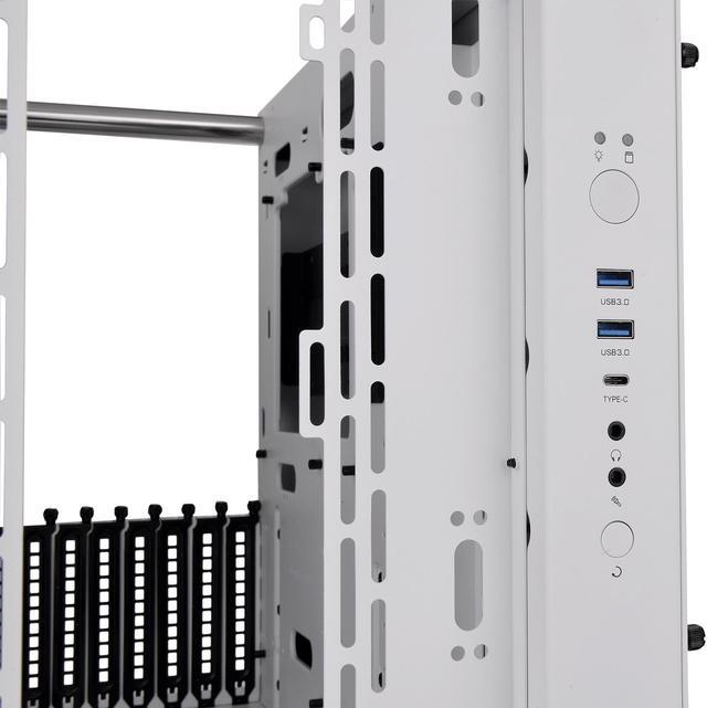 Alt view image 16 of 16 - Thermaltake Core P3 TG Pro Snow Snow SPCC ATX Mid Tower Computer Case
