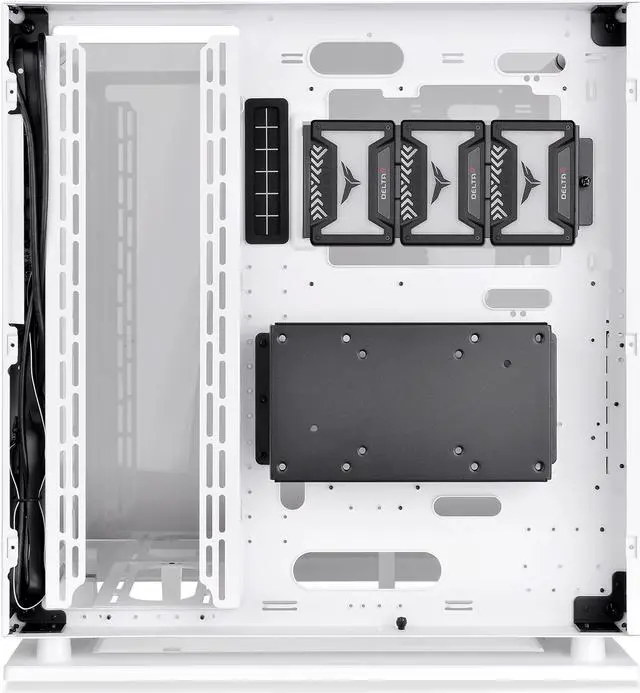 Alt view image 9 of 16 - Thermaltake Core P3 TG Pro Snow Snow SPCC ATX Mid Tower Computer Case