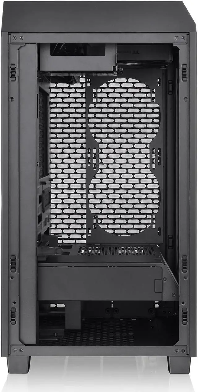 Alt view image 9 of 17 - Thermaltake Tower 200 Mini-ITX Computer Case; 2x140mm Pre-installed CT140 Fans; Supports GPU Length Up To 380mm; CA-1X9-00S1WN-00; Black