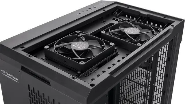 Alt view image 10 of 19 - Thermaltake CTE C700 Air Mid Tower with Centralized Thermal Efficiency Design; 3x140mm CT140 Fans Pre-Installed; Tempered Glass Side Panel; CA-1X7-00F1WN-00