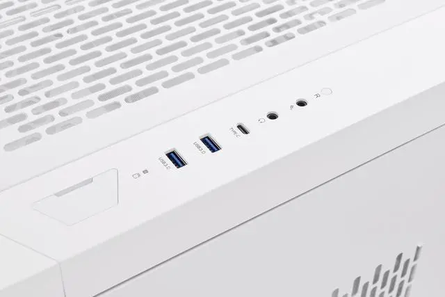 Alt view image 7 of 19 - Thermaltake CTE C700 Air Snow Mid Tower with Centralized Thermal Efficiency Design; 3x140mm White CT140 Fans Pre-Installed; Tempered Glass Side Panel; CA-1X7-00F6WN-00; White