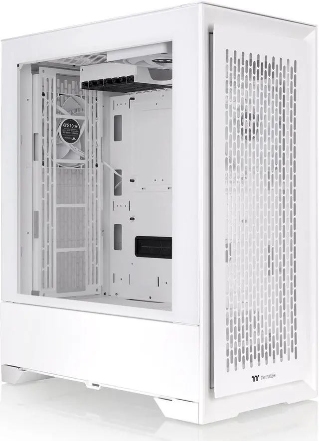 Main image of Thermaltake CTE T500 Air Snow E-ATX Full Tower with Centralized Thermal Efficiency Design; 3x140mm White CT140 Fans Pre-Installed; Tempered Glass Side Panel; CA-1X8-00F6WN-00; White