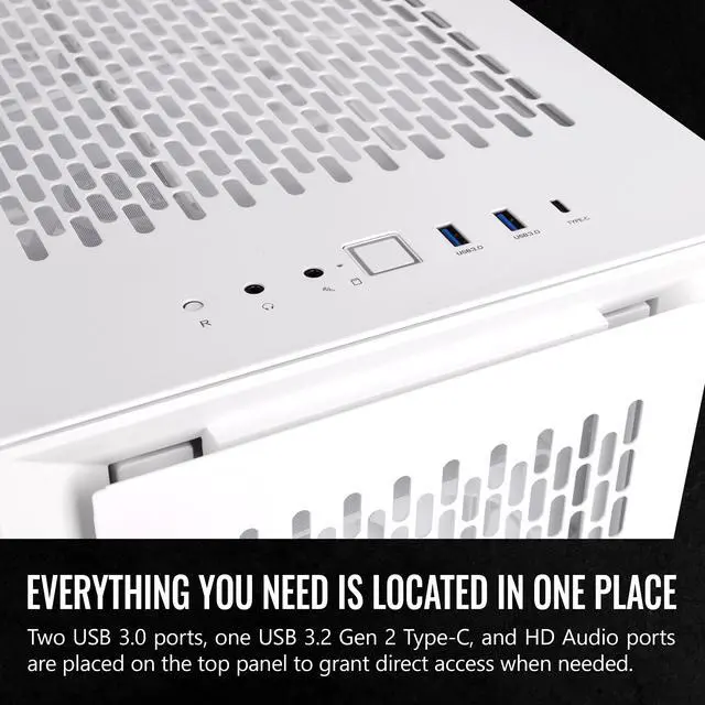 Alt view image 6 of 16 - Thermaltake CTE T500 Air Snow E-ATX Full Tower with Centralized Thermal Efficiency Design; 3x140mm White CT140 Fans Pre-Installed; Tempered Glass Side Panel; CA-1X8-00F6WN-00; White