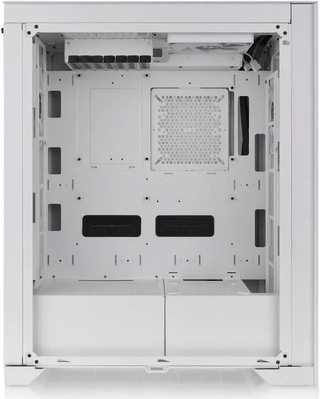 Alt view image 10 of 16 - Thermaltake CTE T500 Air Snow E-ATX Full Tower with Centralized Thermal Efficiency Design; 3x140mm White CT140 Fans Pre-Installed; Tempered Glass Side Panel; CA-1X8-00F6WN-00; White
