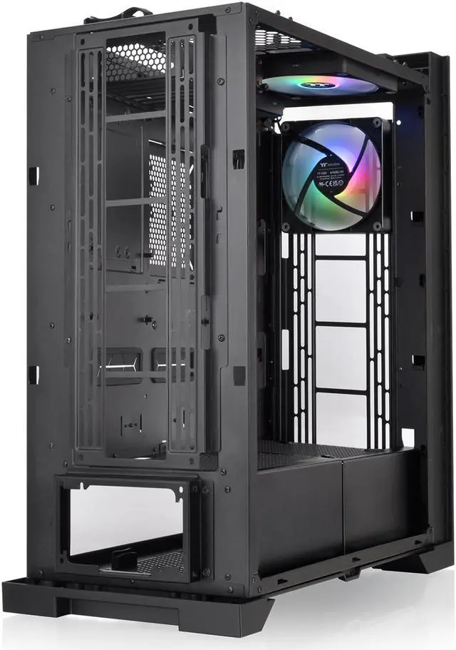 Alt view image 8 of 16 - Thermaltake CTE T500 TG ARGB E-ATX Full Tower with Centralized Thermal Efficiency Design; 3x140mm CT140 ARGB Fans Pre-Installed; Tempered Glass Front & Side Panel; CA-1X8-00F1WN-01; Black