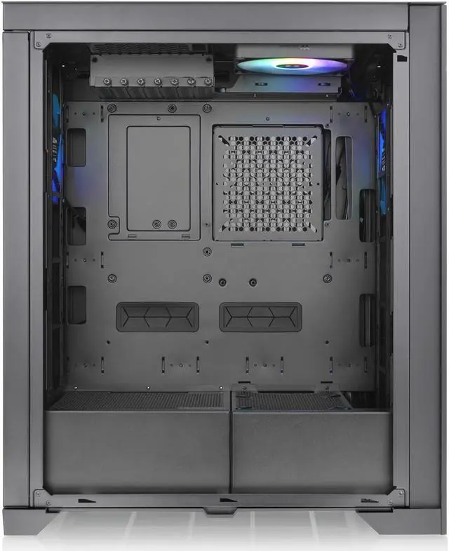 Alt view image 10 of 16 - Thermaltake CTE T500 TG ARGB E-ATX Full Tower with Centralized Thermal Efficiency Design; 3x140mm CT140 ARGB Fans Pre-Installed; Tempered Glass Front & Side Panel; CA-1X8-00F1WN-01; Black