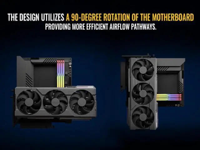 Alt view image 4 of 18 - Thermaltake CTE E600 MX Black Mid Tower E-ATX Case with Centralized Thermal Efficiency Design; 3Way Floating GPU Mounting Bracket/ 400mm PCIe4 Riser Cable are all Included; CA-1Y3-00M1WN-00