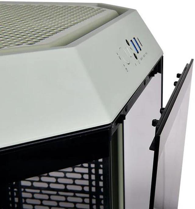 Alt view image 5 of 5 - Thermaltake Tower 300 Matcha Green Micro-ATX Case; 2x140mm CT Fan Included; Support Up to 420mm Radiator; Horizontal display capable with optional Chassis Stand Kit/Optional LCD Kit; CA-1Y4-00SEWN-00