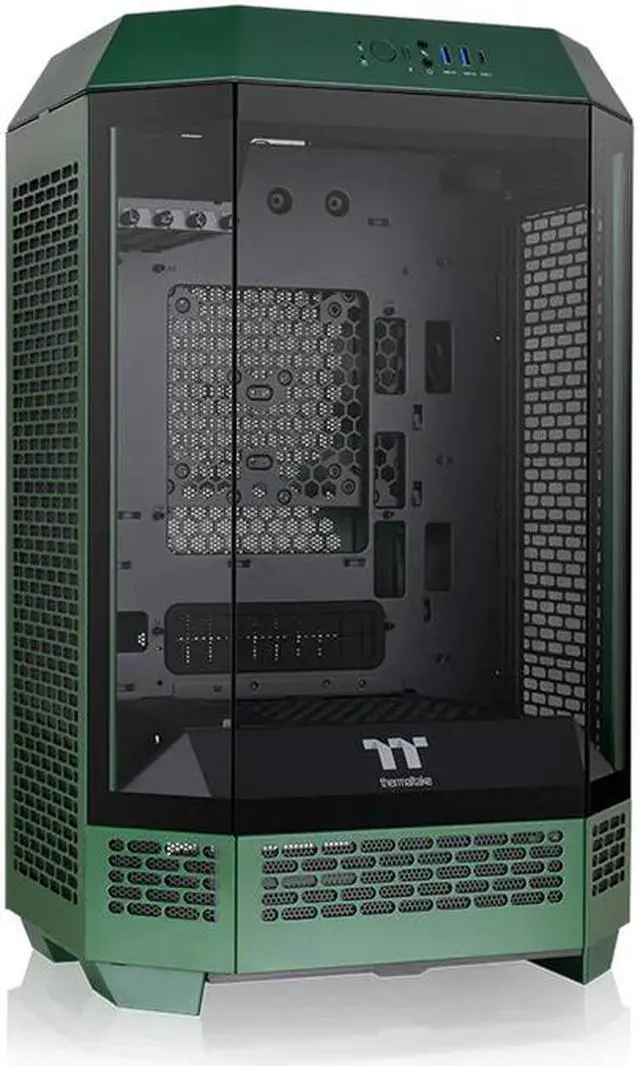 Main image of Thermaltake Tower 300 Racing Green Micro-ATX Case; 2x140mm CT Fan Included; Support Up to 420mm Radiator; Horizontal display capable with optional Chassis Stand Kit/Optional LCD Kit; CA-1Y4-00SCWN-00