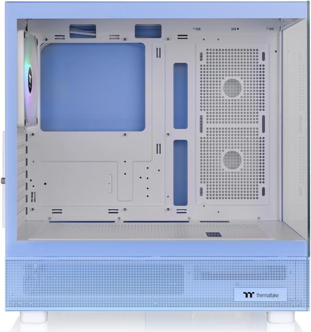 Thermaltake View 270 TG ARGB Hydrangea Blue Mid Tower E-ATX Case Support;  Preinstalled 1 x CT140 ARGB Fan; 360MM Radiator Support with Temper Glass  on 