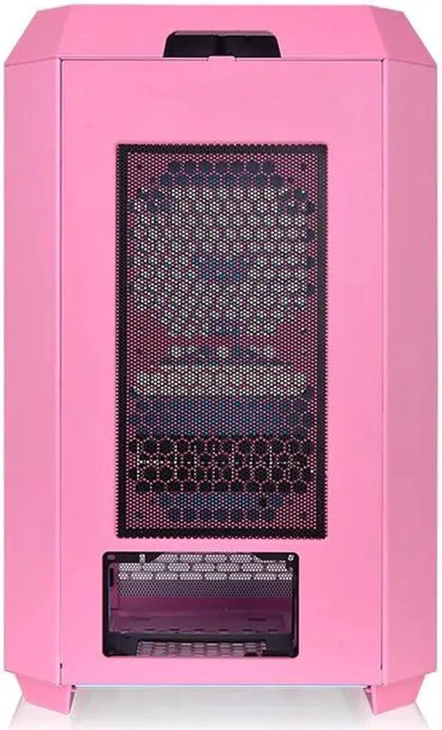 Alt view image 3 of 5 - Tower 300 Bubble Pink Micro-ATX Case; 2x140mm CT Fan Included; Support Up to 420mm Radiator; Horizontal display capable with optional Chassis Stand Kit/Optional LCD Kit; CA-1Y4-00SAWN-00