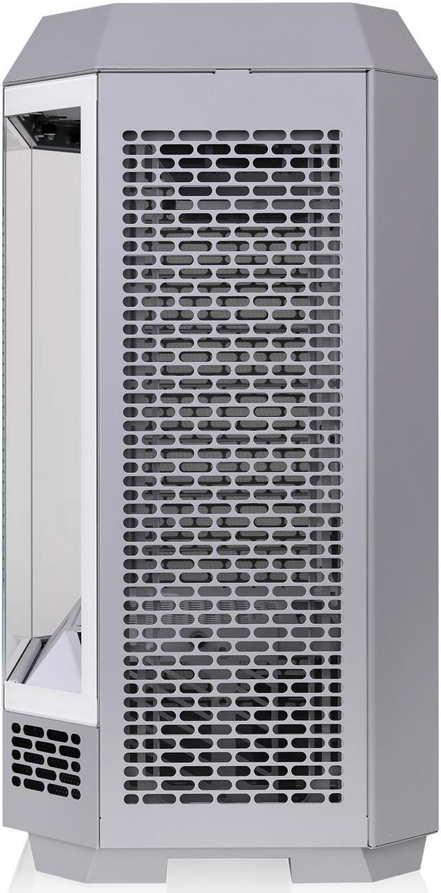 Alt view image 7 of 10 - Thermaltake Tower 300 Limestone Micro-ATX Case; 2x140mm CT Fan Included; Support Up to 420mm Radiator; Horizontal display capable with optional Chassis Stand Kit/Optional LCD Kit; CA-1Y4-00SIWN-00